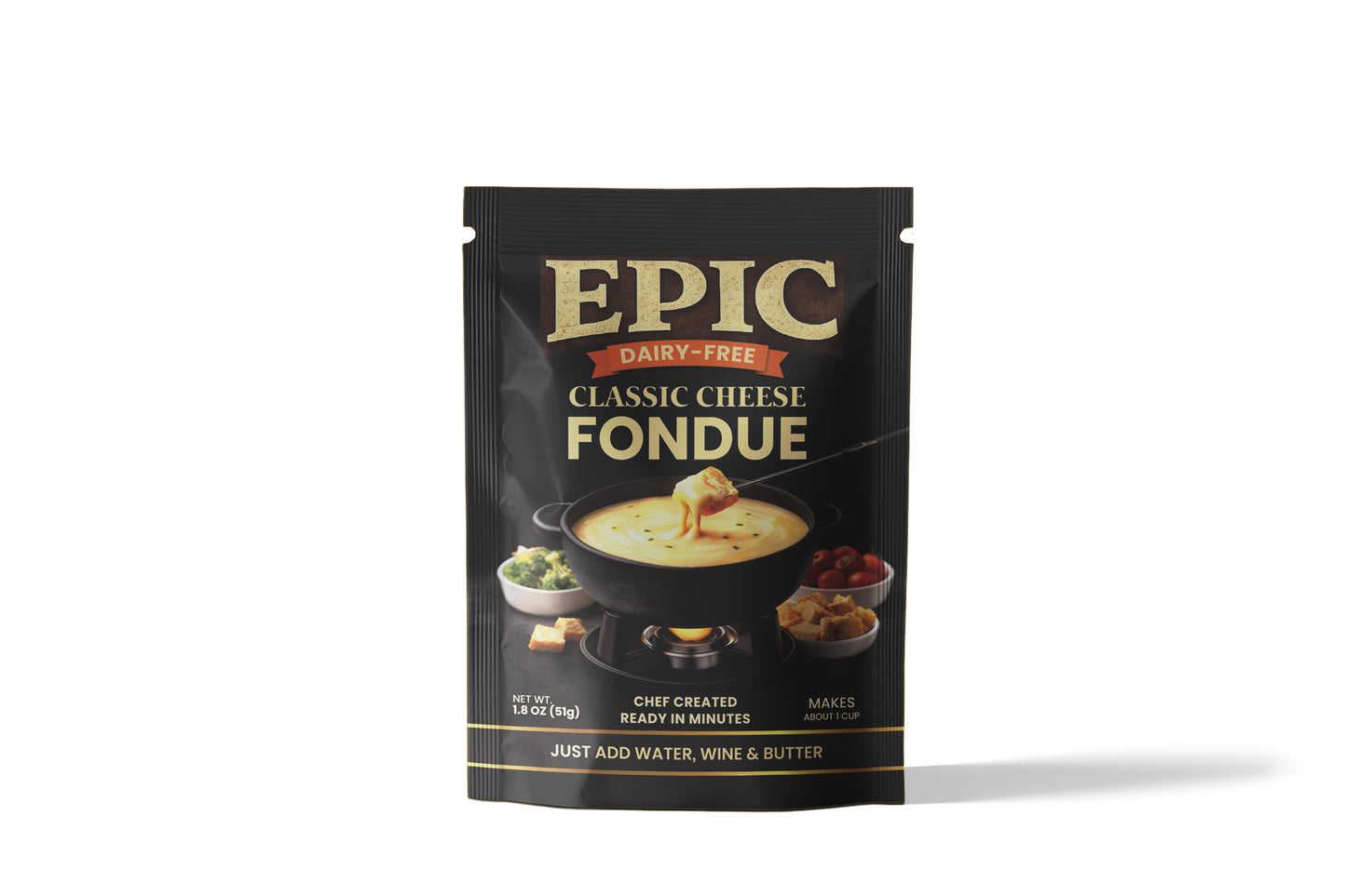 Epic Cheese Lovers (4-Pack Bundle: Queso · Beer Cheese · Fondue)