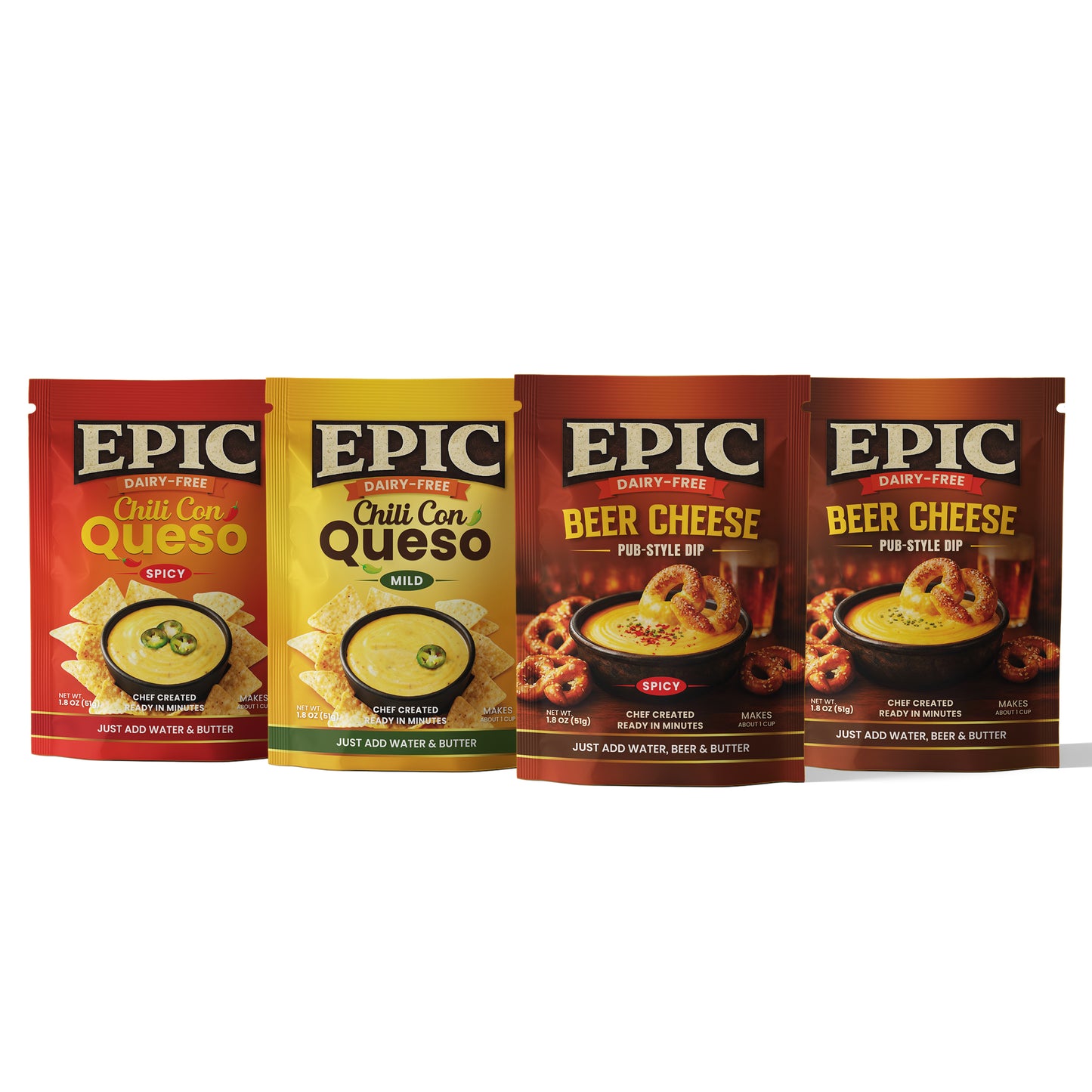 Epic Game Day Cheese Bundle 4 PACK